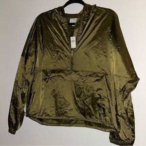 Aerie Offline Shine Windbreaker Jacket Small NWT